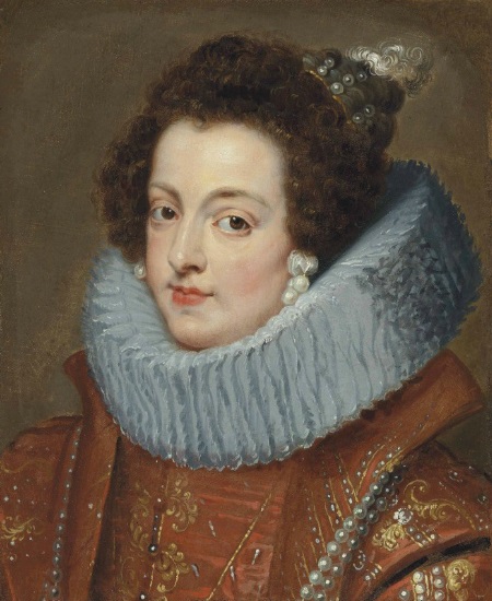 Isabella de Bourbon 1628 by Anthony van Dyck (1599-1641) Christies Sale 10448 Lot 428